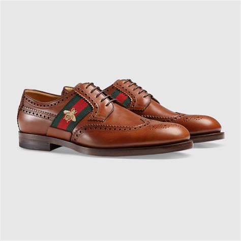 gucci floral lace up shoe|Gucci men lace up shoes.